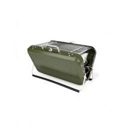 Zöld bőrönd grill