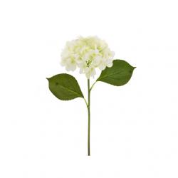 Selyemvirág Hortenzia mûanyag 49cm fehér