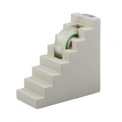 Celluxtépő lépcső alakú poly 11x6x5cm szürke