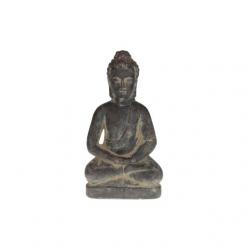 Buddha kerámia 17x11x30,5cm sötét szürke