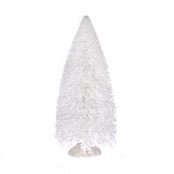 Fenyő dekoráció mûanyag 22cm fehér