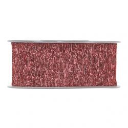 Szalag textil 40mmx15m piros fényes