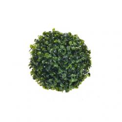 Selyemvirág Buxus gömb mûanyag 13 cm zöld