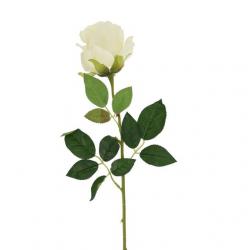 Selyemvirág Rózsa 64 cm fehér