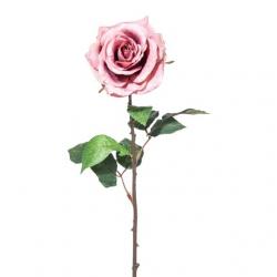 Selyemvirág Rózsa 52cm antik rózsaszín