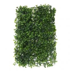 Selyemvirág buxus négyzet mûanyag 40x60cm zöld