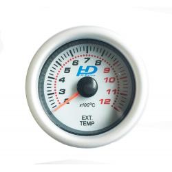 Fehér hátterű OR-LED7708 kipufogógáz hőmérséklet mérő 